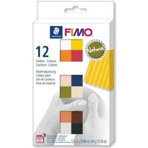 FIMO Soft sada 12 barev x 25 g - natural