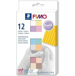 FIMO Soft sada 12 barev x 25 g - pastel