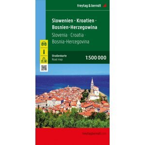 Slovinsko-Chorvatsko-Bosna-Hercegovina 1:500 000 / automapa