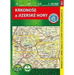 KČT 401 Krkonoše a Jizerské hory 1:40 000