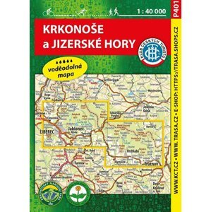 KČT 401 Krkonoše a Jizerské hory 1:40 000 / voděodolná mapa