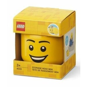 LEGO úložná hlava (mini) - šťastná dívka
