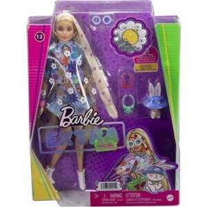Barbie Extra Šaty plné květin - Mattel Barbie
