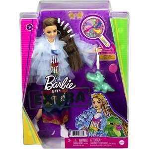 Barbie Extra Duhové šaty - Mattel Barbie