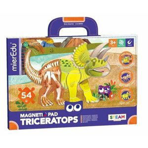 Magnetická tabulka dinosauři Triceratops