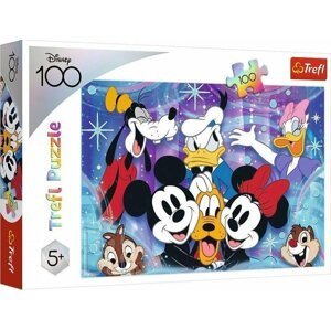 Trefl Puzzle Disney 100 let: Zábava v Disney Worldu 100 dílků