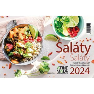 Kalendář 2024 Saláty, stolní, týdenní, 225 x 150 mm