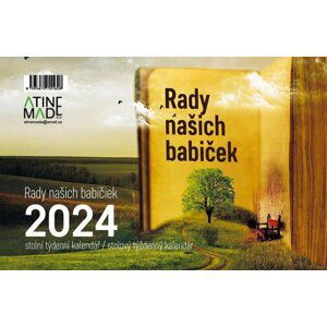 Kalendář 2024 Rady našich babiček, stolní, týdenní, 225 x 150 mm