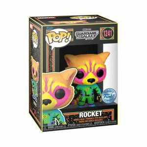Funko POP Marvel: Guardians of the Galaxy 3 - Rocket (BlackLight limited exclusive edition)