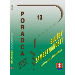 Poradca 13/2023 – Zákon o službách zamestnanosti s komentárom