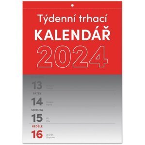 Kalendář 2024 nástěnný: Trhací týdenní A5