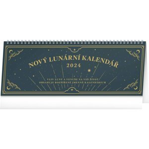 Kalendář 2024 stolní: Nový lunární kalendář, 33 × 12,5 cm