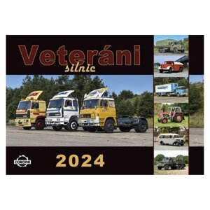 Kalendář 2024 Veteráni silnic - nástěnný - Jan Šmíd