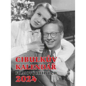 Cibulkův kalendář filmových hvězd 2024 (nástěnný) - Aleš Cibulka