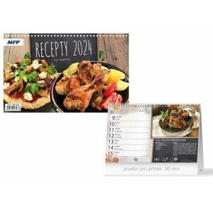 Recepty 2024 - stolní kalendář