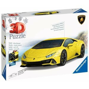 Ravensburger Puzzle 3D - Lamborghini Huracán Evo žluté 108 dílků
