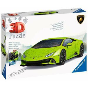 Ravensburger Puzzle 3D - Lamborghini Huracán Evo zelené 108 dílků