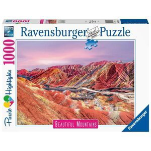Ravensburger Puzzle Dechberoucí hory - Duhové hory, Čína 1000 dílků