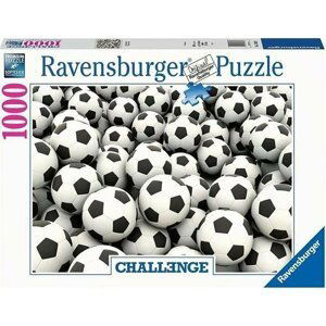 Ravensburger Challenge Puzzle - Fotbalové míče 1000 dílků