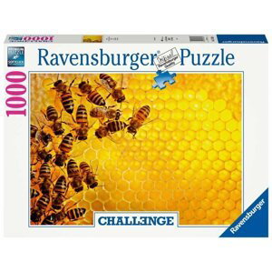 Ravensburger Challenge Puzzle - Včely na medové plástvi 1000 dílků