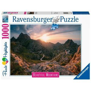 Ravensburger Puzzle Dechberoucí hory - Pohoří Serra de Tramuntana, Malorka 1000 dílků
