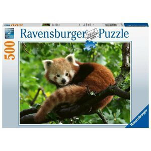 Ravensburger Puzzle - Panda červená 500 dílků