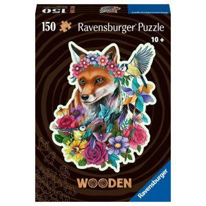 Ravensburger Puzzle - Barevná liška 150 dílků, dřevěné