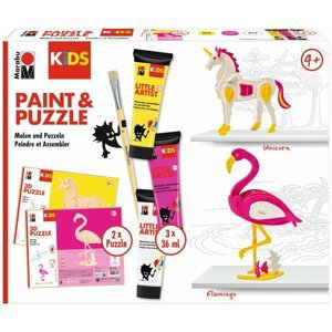 Marabu KiDS Little Artist Paint&Puzzle - Unicorn