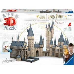 Ravensburger Puzzle 3D Harry Potter: Bradavice - Velká síň a Astronomická věž 1245 dílků