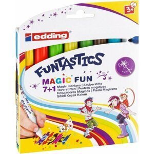 Edding Dětské fixy Funtastics Magic Fun 13, sada 8 barev pro menší děti