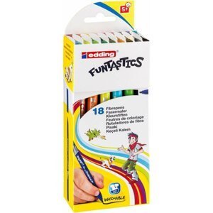 Edding Dětské fixy Funtastics 15, sada 18 barev pro větší děti