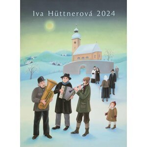 Kalendář 2024 Iva Hüttnerová - nástěnný - Iva Hüttnerová