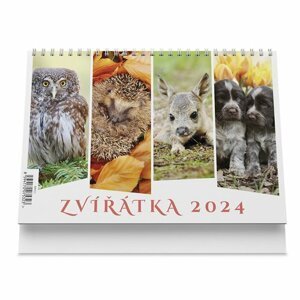 Zvířátka 2024 - stolní kalendář