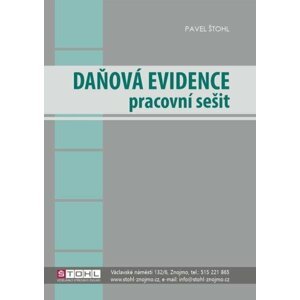 Daňová evidence - pracovní sešit 2023 - Pavel Štohl