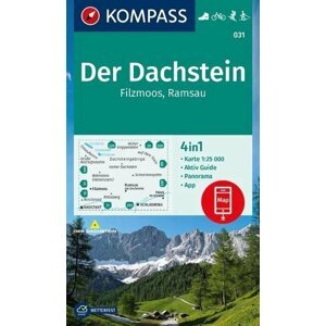 Dachstein, Ramsau, Filzmoos 1:25 000 / turistická mapa KOMPASS 031