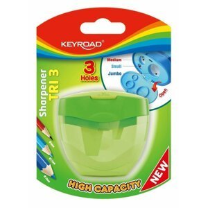Keyroad Ořezávátko TRI Plus, plast - zelené