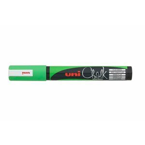 UNI Křídový popisovač PWE-5M 1,8 - 2,5 mm - fluo zelený