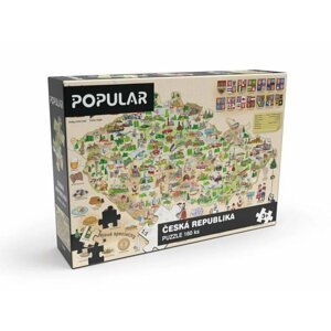 Popular Puzzle Mapa České republiky 160 dílků