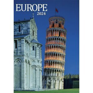 Kalendář 2024 Europe, nástěnný