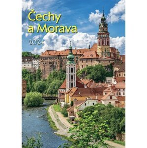 Kalendář 2024 Čechy a Morava, nástěnný