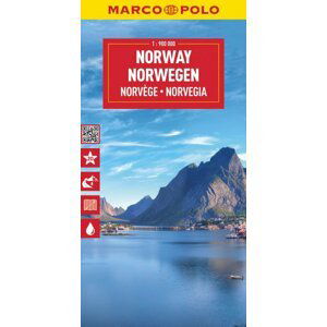 Norsko 1:900 000 / automapa Marco Polo