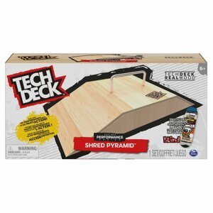Tech Deck dřevěná rampa s fingerboardem - Spin Master