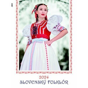 Slovenský folklór 2024 - nástenný kalendár