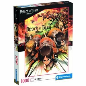 Clementoni Puzzle Anime Collection: Attack on Titan 1000 dílků - Comansi
