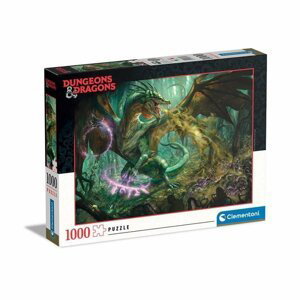 Clementoni Puzzle Dungeons & Dragons - Drak 1000 dílků - Comansi