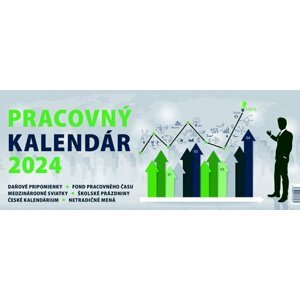 Pracovný kalendár 2024 - stolový kalendár