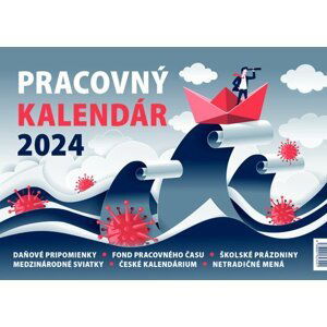 Pracovný kalendár 2024 - stolový kalendár