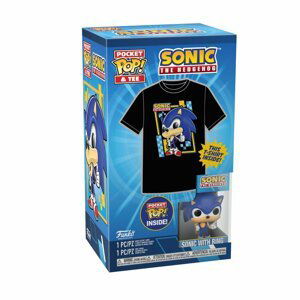 Funko pocket POP & Tee: Sonic (velikost M)