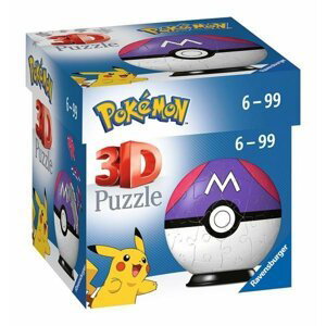 Ravensburger Puzzle 3D - Pokémon: Master Ball 54 dílků