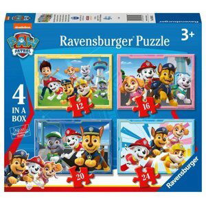 Ravensburger Puzzle - Tlapková patrola 4v1 (12,16,20,24 dílků)